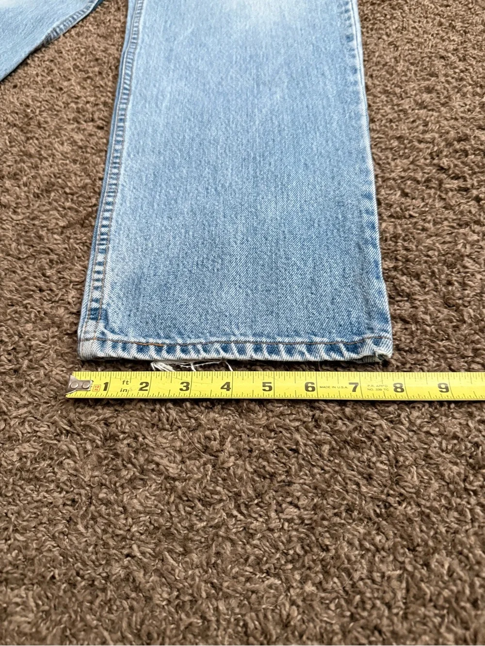 Levi's 550 Relaxed Fit Vintage 90s USA Made Light Wash Jeans Men's Size 34x30